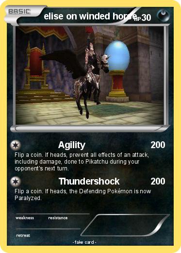 Pokemon elise on winded horse