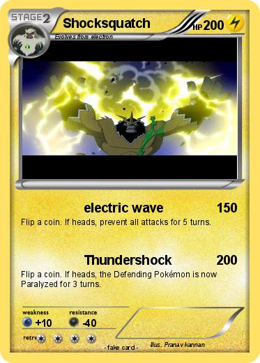 Pokemon Shocksquatch