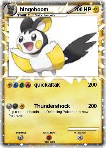 Pokemon bingoboom