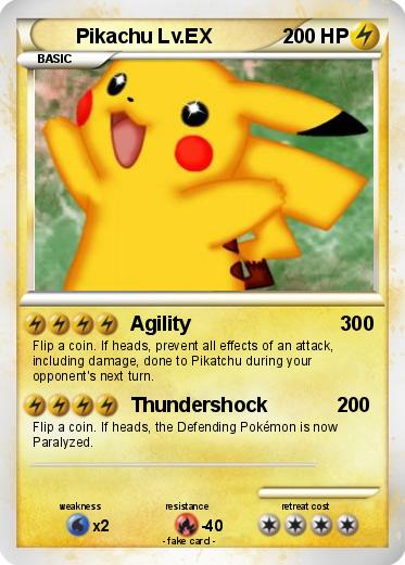 Pokemon Pikachu Lv.EX