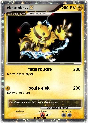 Pokemon elekable