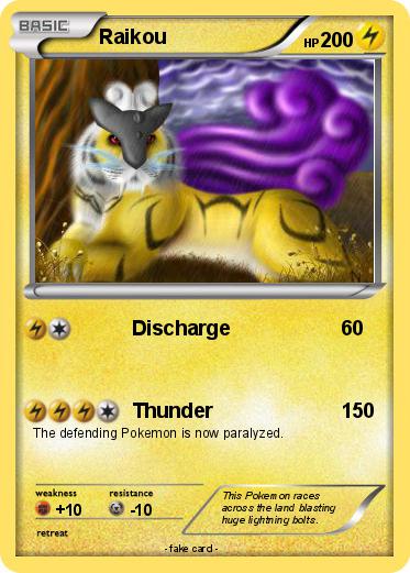 Pokemon Raikou