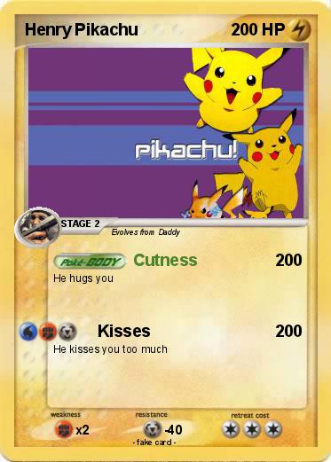 Pokemon Henry Pikachu