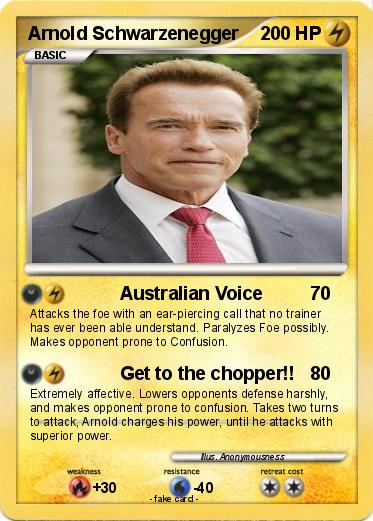 Pokemon Arnold Schwarzenegger