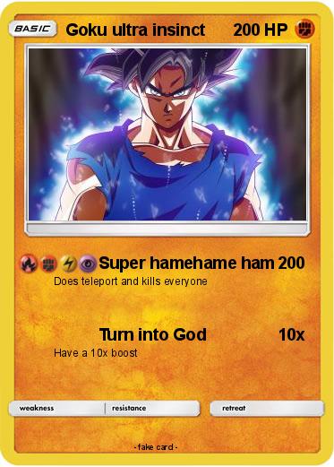Pokemon Goku ultra insinct