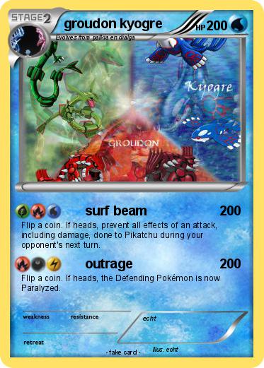 Pokemon groudon kyogre