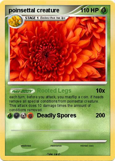 Pokemon poinsettal creature