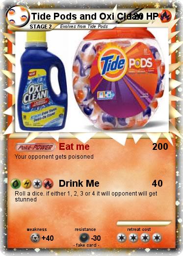 Pokemon Tide Pods and Oxi Clean