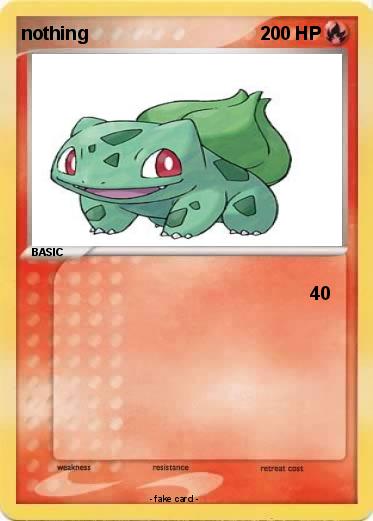 Pokemon nothing