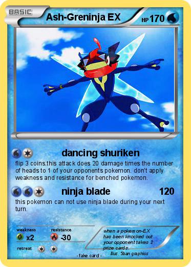 Pokemon Ash-Greninja EX