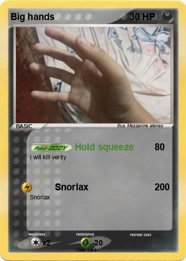 Pokemon Big hands