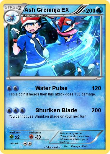 Pokemon Ash Greninja EX
