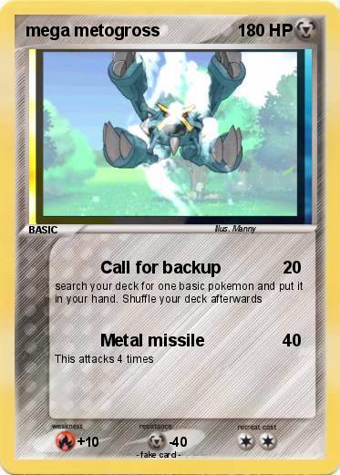 Pokemon mega metogross