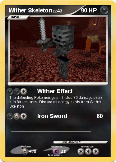 Pokemon Wither Skeleton