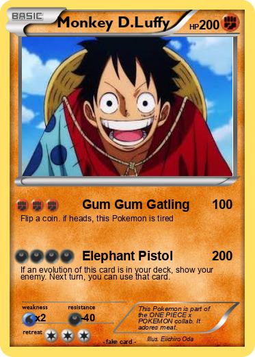 Pokemon Monkey D.Luffy