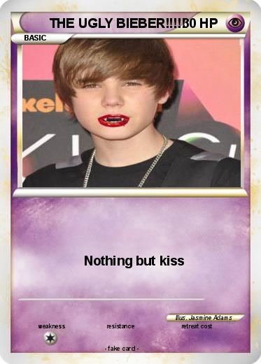Pokemon THE UGLY BIEBER!!!!!