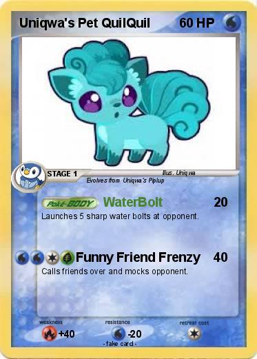 Pokemon Uniqwa's Pet QuilQuil