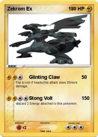 Pokemon Zekrom Ex