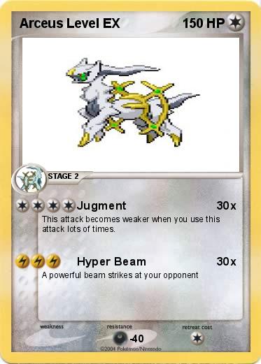 Pokemon Arceus Level EX