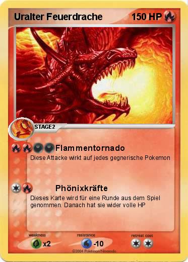 Pokemon Uralter Feuerdrache 