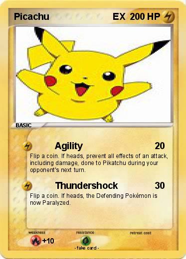 Pokemon Picachu                         EX