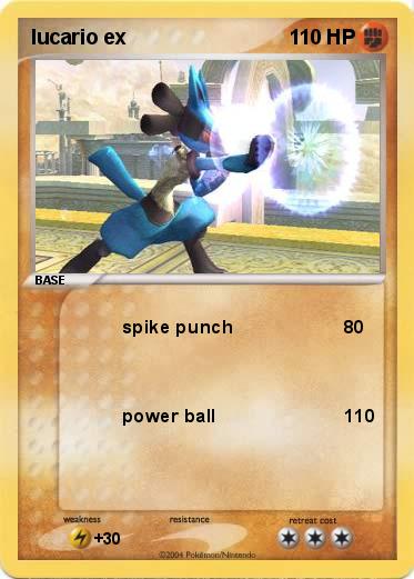 Pokemon lucario ex