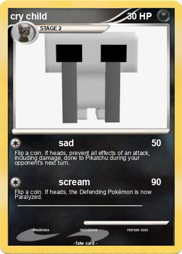 Pokemon cry child