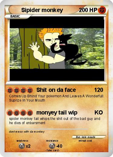 Pokemon Sipider monkey