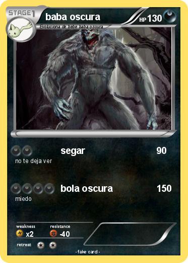 Pokemon baba oscura