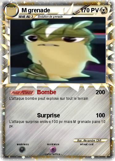 Pokemon M grenade
