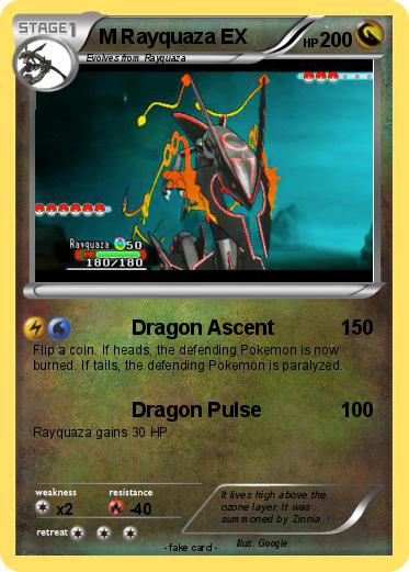 Pokemon M Rayquaza EX
