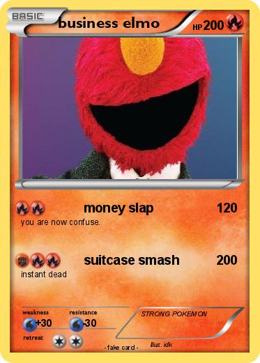 Pokemon business elmo