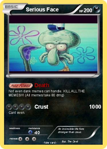Pokemon Serious Face