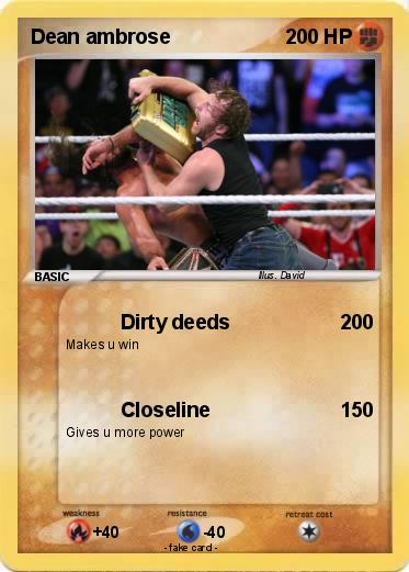 Pokemon Dean ambrose