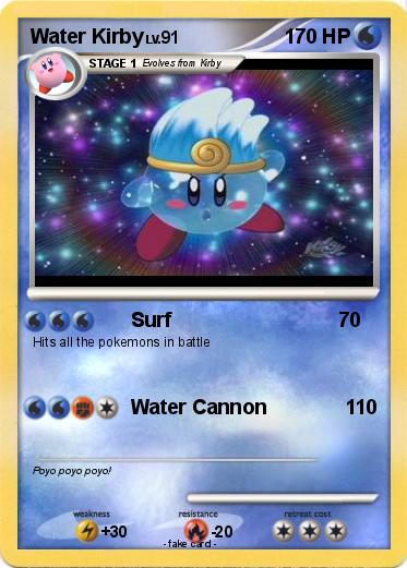Pokemon Water Kirby