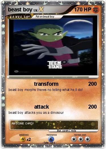 Pokemon beast boy