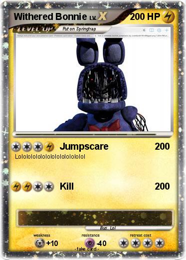 Pokemon Withered Bonnie