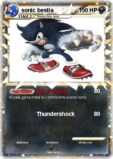 Pokemon sonic bestia