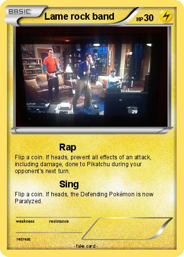 Pokemon Lame rock band