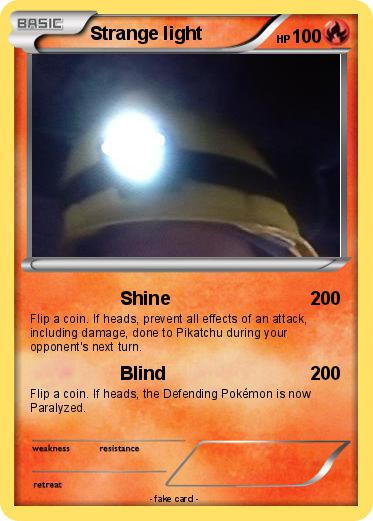 Pokemon Strange light