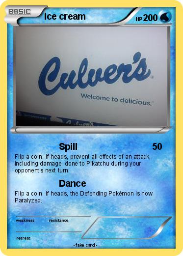 Pokemon Ice cream