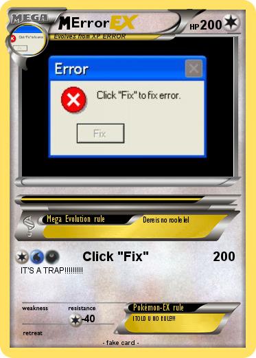 Pokemon Error