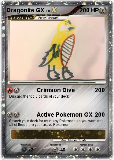 Pokemon Dragonite GX