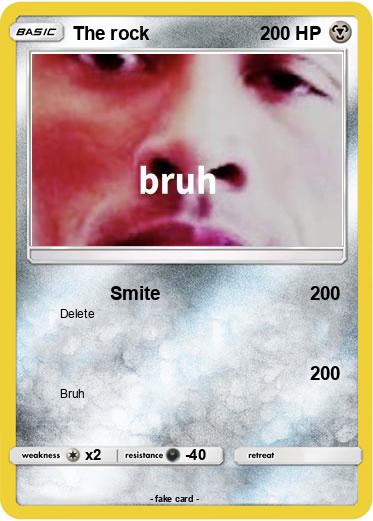 Pokemon The rock