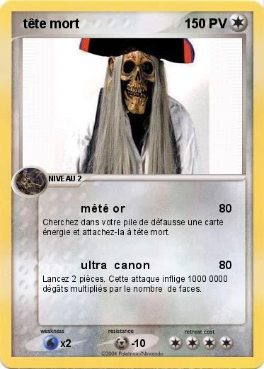 Pokemon  tête mort