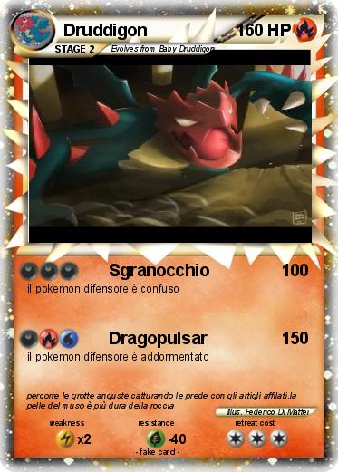 Pokemon Druddigon
