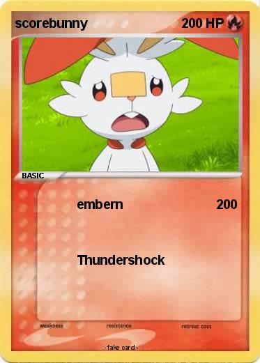 Pokemon scorebunny