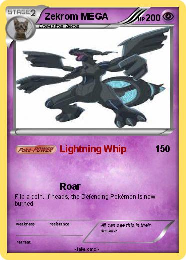 Pokemon Zekrom MEGA