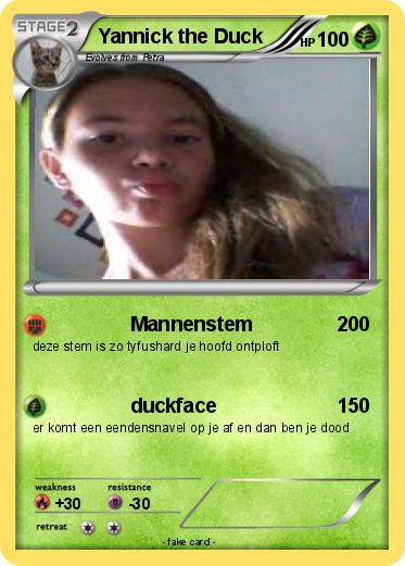 Pokemon Yannick the Duck