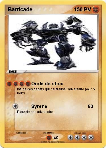 Pokemon Barricade